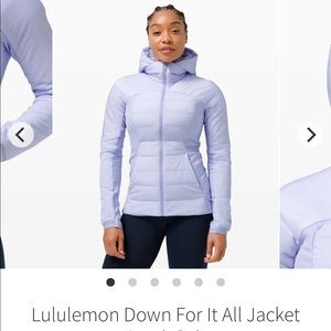 Lululemon Down For It All Jacket